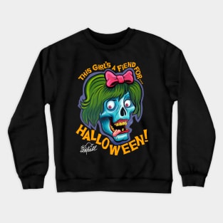 Halloween Girl Crewneck Sweatshirt